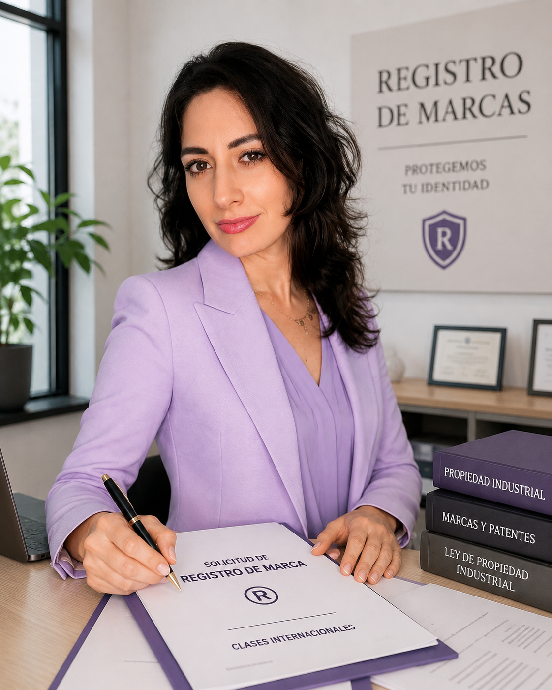 Profesional revisando documentación para un proyecto internacional