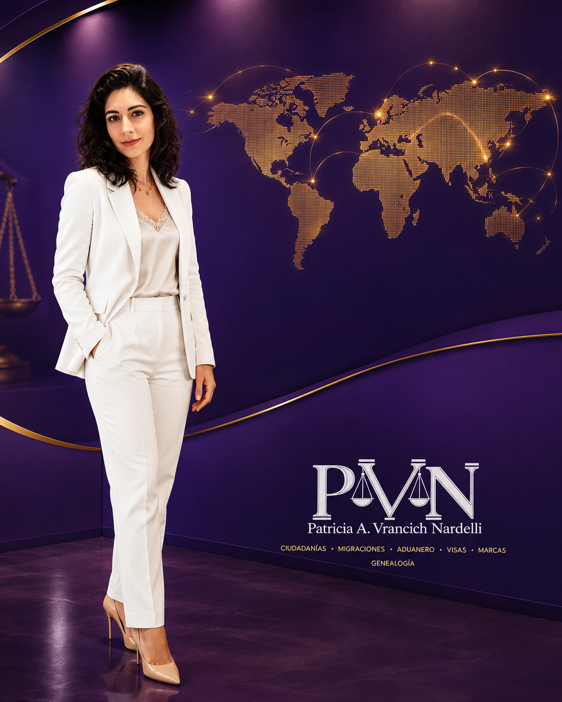 Patricia, profesional de PVN, en su espacio de trabajo